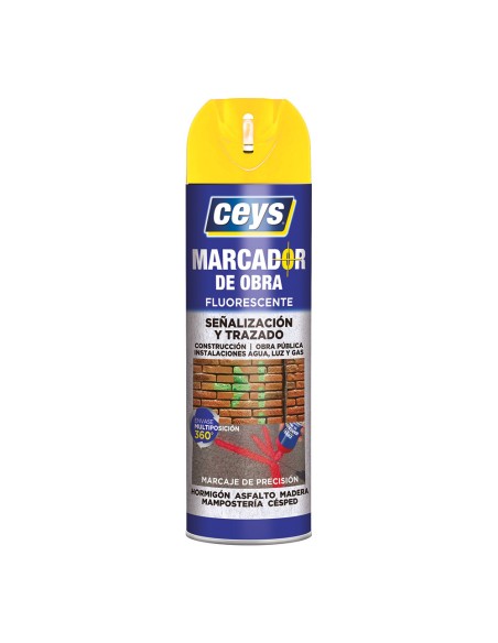 Ceys marcador obra amarillo 500ml 908002