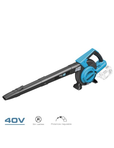 Soplador/aspirador/triturador 40v (sin baterias y cargador) brushless