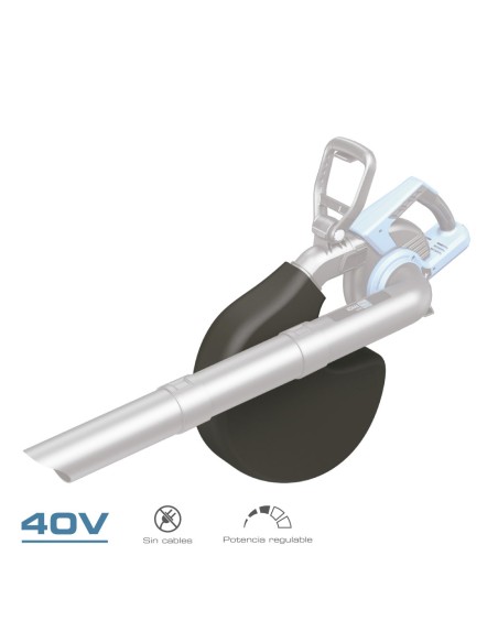 Soplador/aspirador/triturador 40v (sin baterias y cargador) brushless