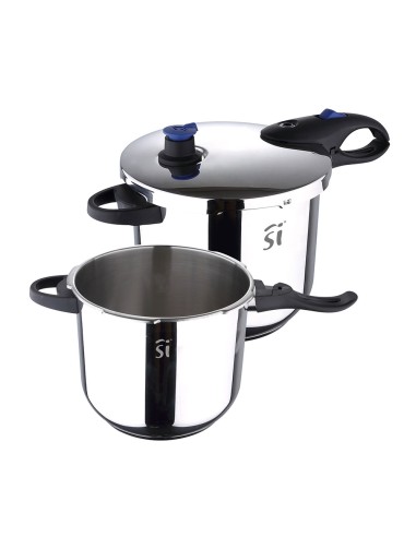 Set 3 piezas de olla a presion de acero inoxidable duero: ø22 cm. capacidad: 4 y 5,5 l