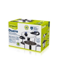 Set 3 piezas de olla a presion de acero inoxidable duero: ø22 cm. capacidad: 4 y 5,5 l 2