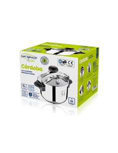 Olla a presión 6 l acero inoxidable cordoba ø22 cm 2