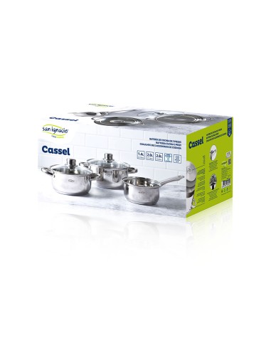 Bateria 5 piezas de acero inoxidable ind...