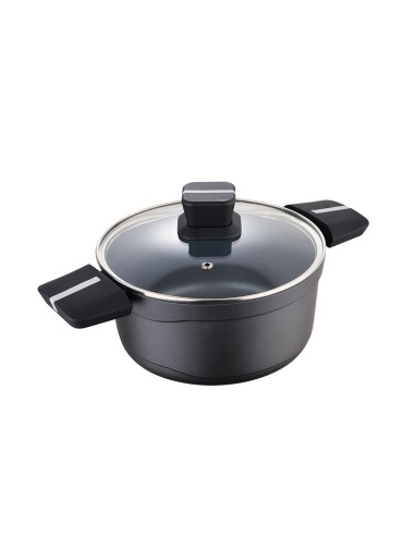 Cacerola de aluminio fundido ind con tapa bistro grey ø20 x 10 cm