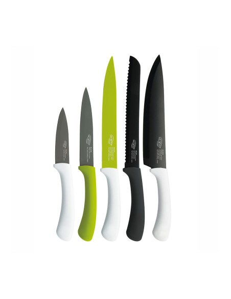 Juego de cuchillos 5 piezas acero inoxidable green