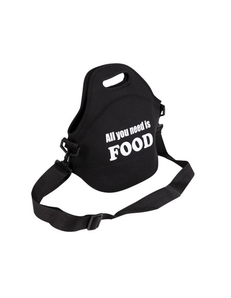 Bolsa para almuerzo de neopreno 30x30x17cm negra expert bgeu4332 san ignacio