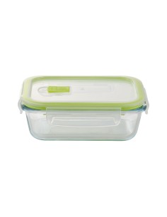 Fiambrera hermética rectangular borosilicato expert 640 ml 2