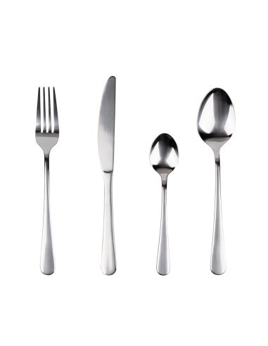 Cuberteria 24 piezas de acero inoxidable reciclado brillo natur sg7765 san ignacio