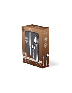 Cuberteria 24 piezas de acero inoxidable reciclado brillo natur sg7765 san ignacio 2