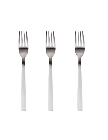 Set 3 unid. tenedor de acero inoxidable reciclado mate root sg7771 san ignacio