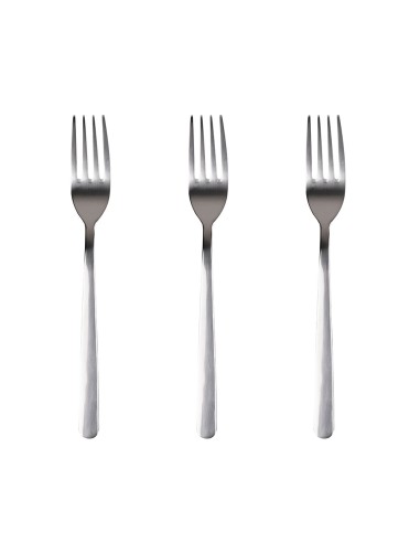 Set 3 unid. tenedor de acero inoxidable reciclado brillo earth sg7776 san ignacio