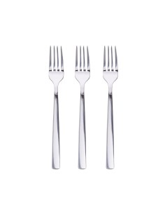 Set 3 unid. tenedores para postre de acero inoxidable brillo earth sg7782 san ignacio