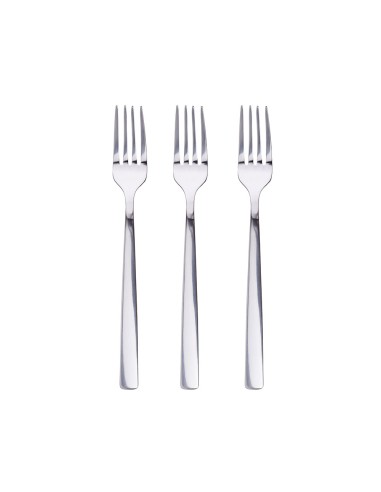 Set 3 unid. tenedores para postre de acero inoxidable brillo earth sg7782 san ignacio