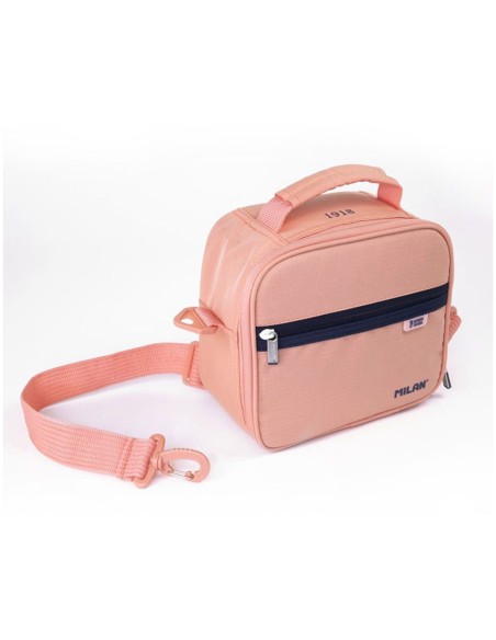 Bolsa isotérmica porta alimentos con 3 recipientes (3,5 l) serie 1918, rosa milan
