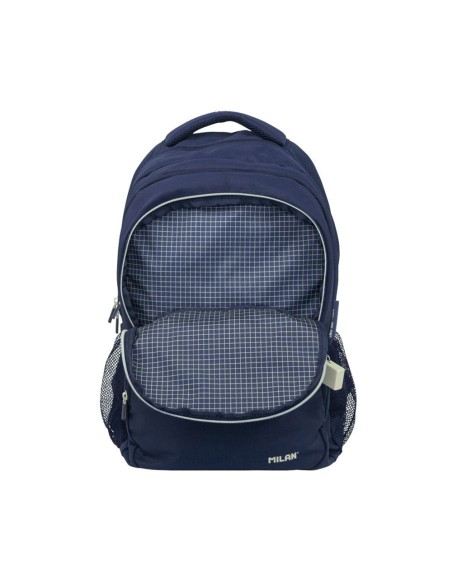 Mochila escolar 4 cremalleras serie 1918 25 l azul marino