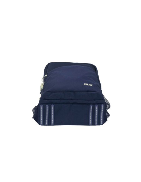 Mochila escolar 4 cremalleras serie 1918 25 l azul marino