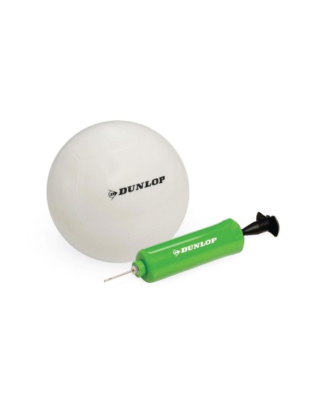 Set de voley playa con red, pelota e inflador dunlop