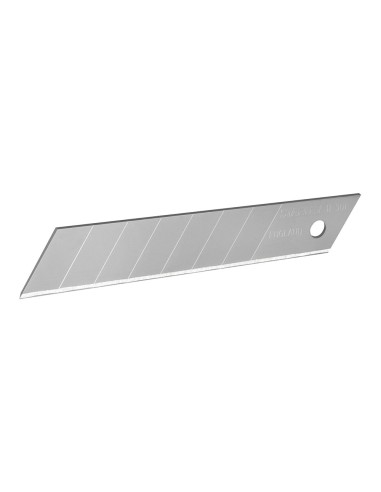 Hoja para cúter 18 mm, seccionable en 8 cortes 10 unidades