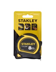 Flexómetro tylon 8m x 25mm blister 0-30-657 stanley 2