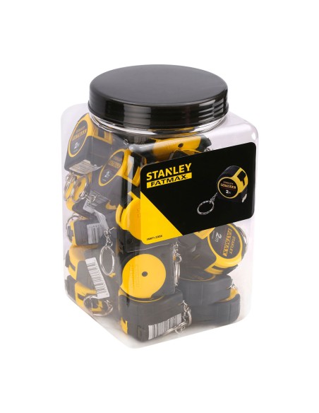 Mini flexómetro 2m x 13mm con llavero en contenedor de plástico fmht1-33856 stanley