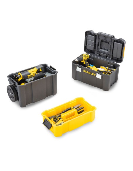 Taller móvil 3 en 1 essential con cierres metálicos stst1-80151 stanley