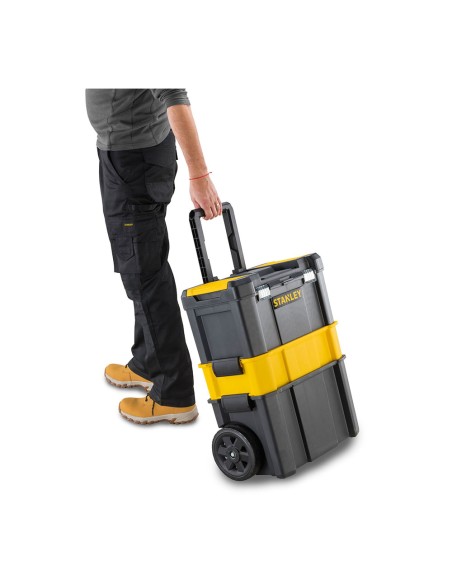 Taller móvil 3 en 1 essential con cierres metálicos stst1-80151 stanley