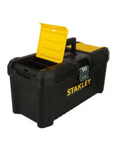 Caja de herramientas de plástico 16"/40cm con cierre de metal stst1-75518 stanley 2