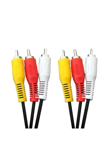 Conexion 3rca macho-macho 1,5m audio video