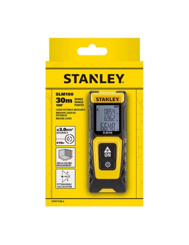 Medidor láser 30m slm100 stht77100-0 stanley