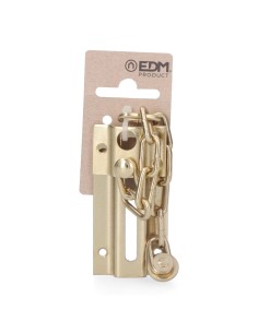 Cadena seguridad hierro latonado