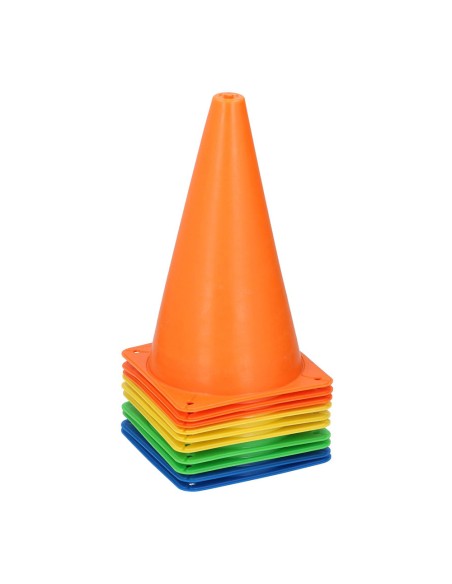 Conos de entrenamiento de plastico ø14 x 23,5 cm, 10 uds