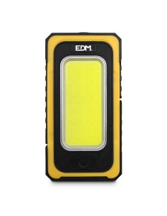 Linterna led solar recargable con gancho e imán cob 10w 750lm 2