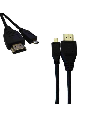 conexion hdmi a micro hdmi alta velocidad 1.4 macho macho 1m