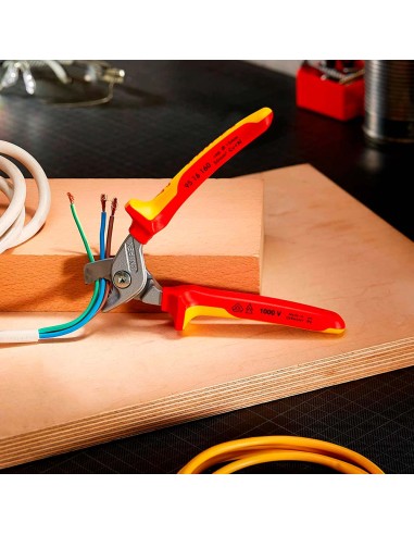 Tijeras para cables 160x60x28mm 9516160sb knipex