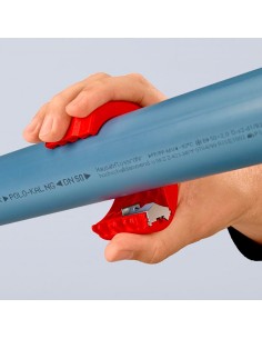 Cortatubos bix® para tubos de plástico y manguitos de sellado 902210b knipex 2