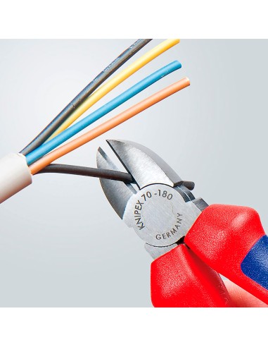 Alicates de corte diagonal 185 x 54 x 22mm