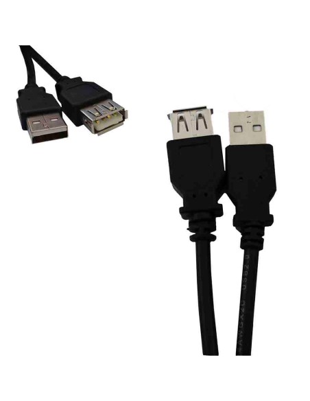 Cable usb 2.0 macho - hembra 5m