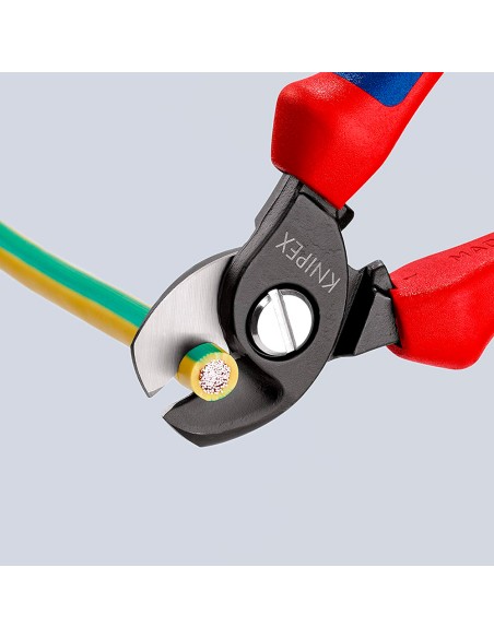 Tijeras para cables 230x85x26mm 9512165 knipex