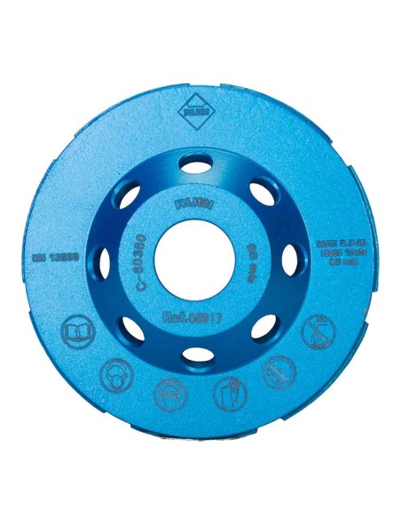 Muela desbaste doble corona para hormigón ø100mm r5917 rubi