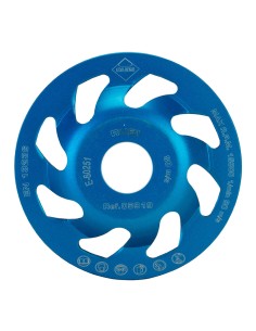Muela desbaste fan cup para hormigón ø100mm r5919 rubi