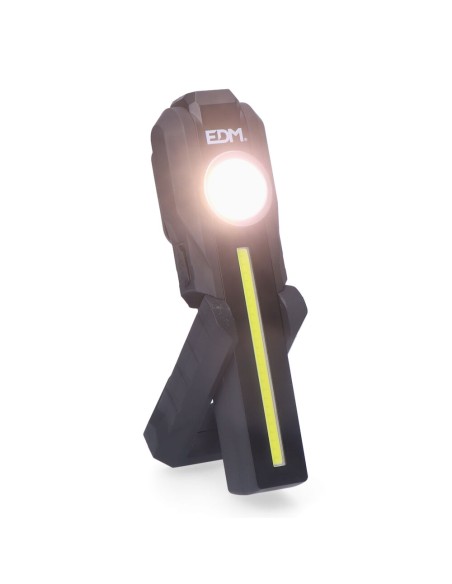 Linterna de trabajo cob 200lm + 200lm + spot superior 50lm