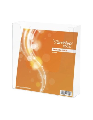 Expositor mural archivo 2000 metacrilato dina4 55x235x240mm