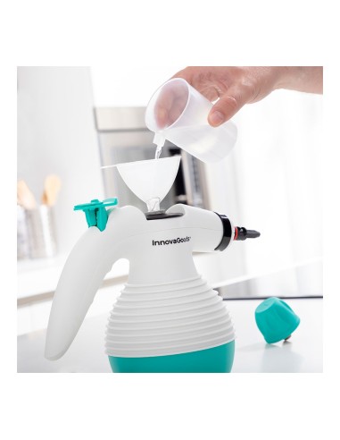 Vaporeta de mano multiusos con accesorios 9 en...