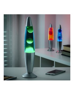 Lámpara de lava magma 25 w color verde