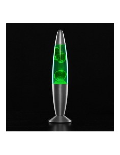 Lámpara de lava magma 25 w color verde 2