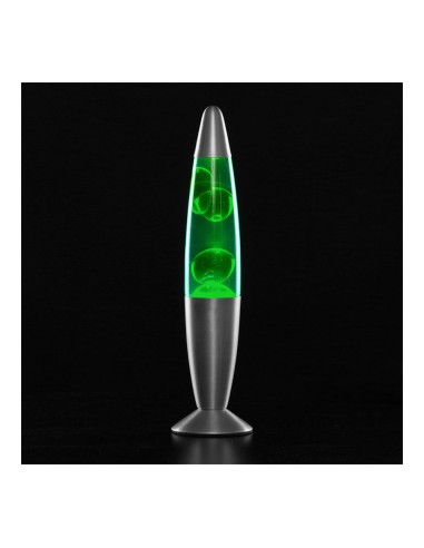 Lámpara de lava magma 25 w color verde