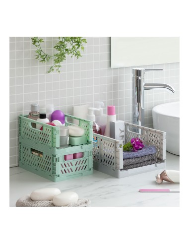 Set de 3 cajas organizadoras plegables y...