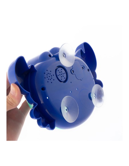 Cangrejo musical con pompas de jabón para baño crabbly v0101212 innovagoods