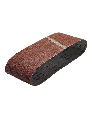 Set 3 lijas de banda, corindón, grano80, 76x457mm 1894000 wolfcraft
