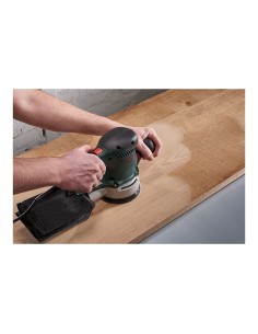 Pack 5 hojas de lijar adhesivas, corindón grano 60 perforadas ø125mm 2250000 wolfcraft 2